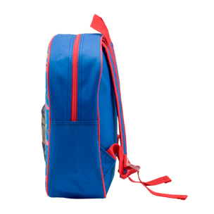 Zaino per la scuola materna 3D Italian Brainrot. Tasca laterale. Interno completamente foderato e personalizzato. Retro imbottito. Spallacci ergonomici, regolabili e imbottiti.