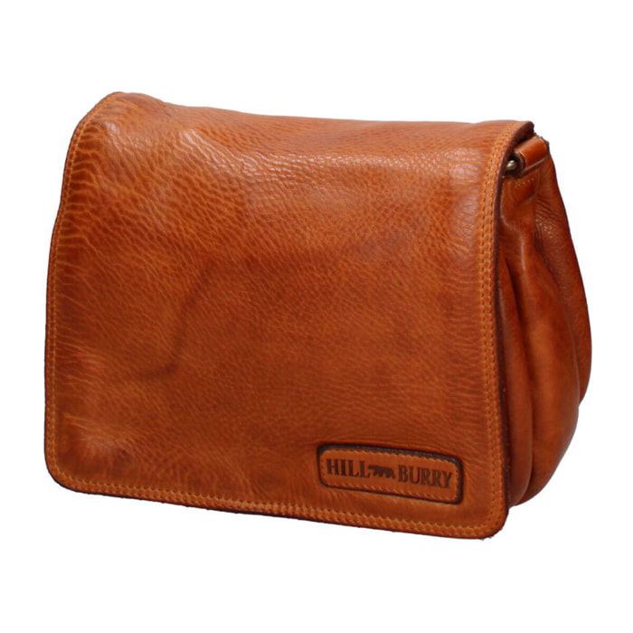 Borsa a tracolla  da uomo In Vera pelle Made in Italy 23x21x8 cm