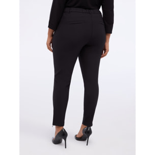 Fiorella Rubino - Pantalones skinny con cremalleras decorativas - Negro
