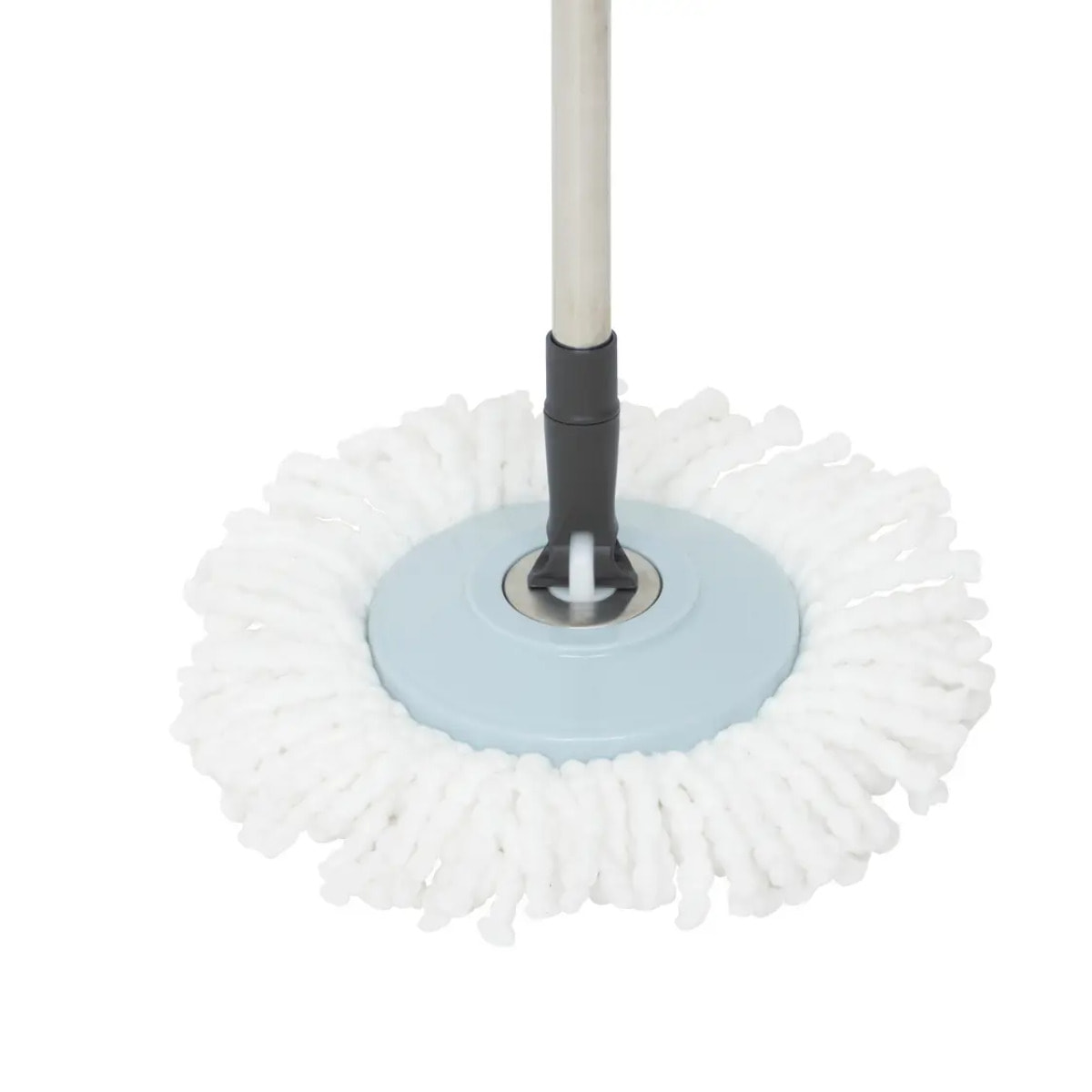 Set serpillère seau 7l + balai microfibre Stepa bleu et taupe