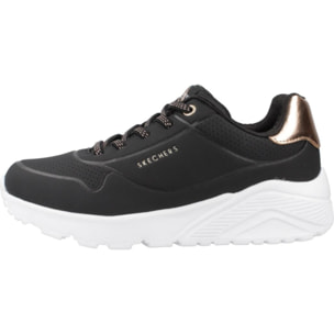 Zapatillas Niña Uno Lite-metallic Mo Negro