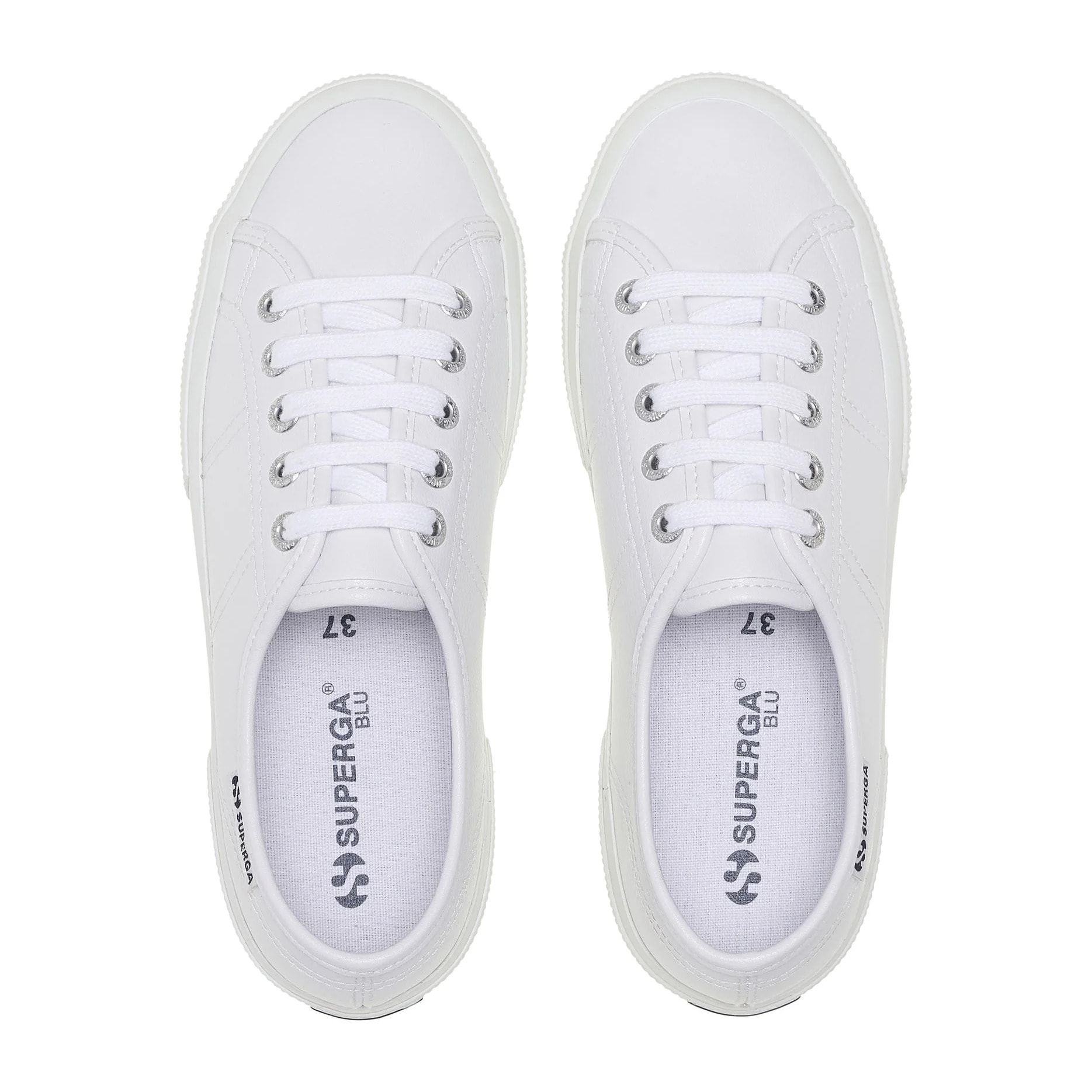 Superga - Uomo Donna Bianco - 3750 VEGAN TUMBLED MATERIAL LEGGERA