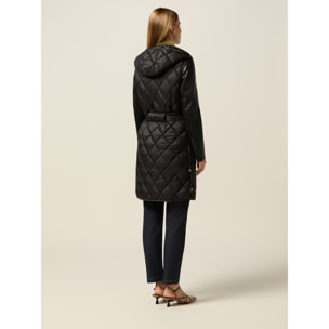 Oltre - Gilet piumino lightweight con cappuccio - Nero