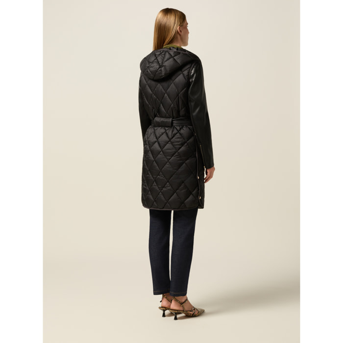 Oltre - Gilet piumino lightweight con cappuccio - Nero