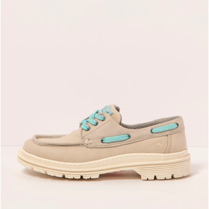 Zapatos 1901 NOBUCK-CANVAS BONE/ BIRMINGHAM color Bone