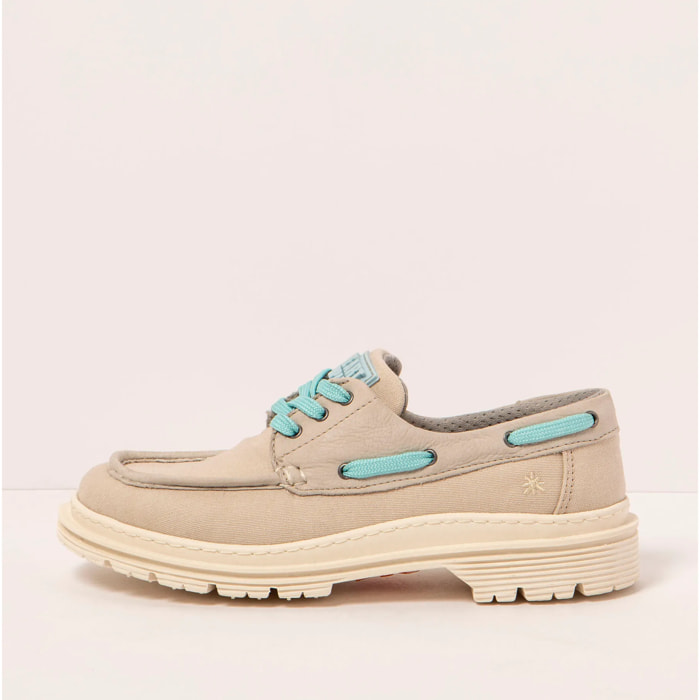Zapatos 1901 NOBUCK-CANVAS BONE/ BIRMINGHAM color Bone