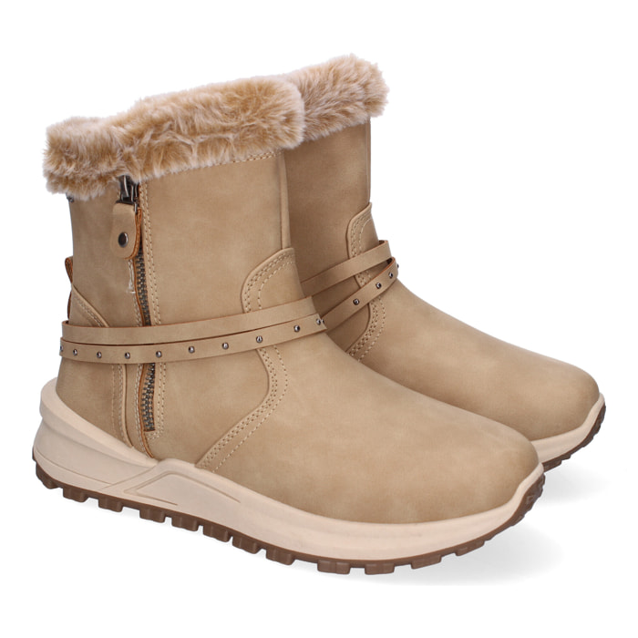 Botines de Invierno Planos para Mujer, Comodos y Elegantes