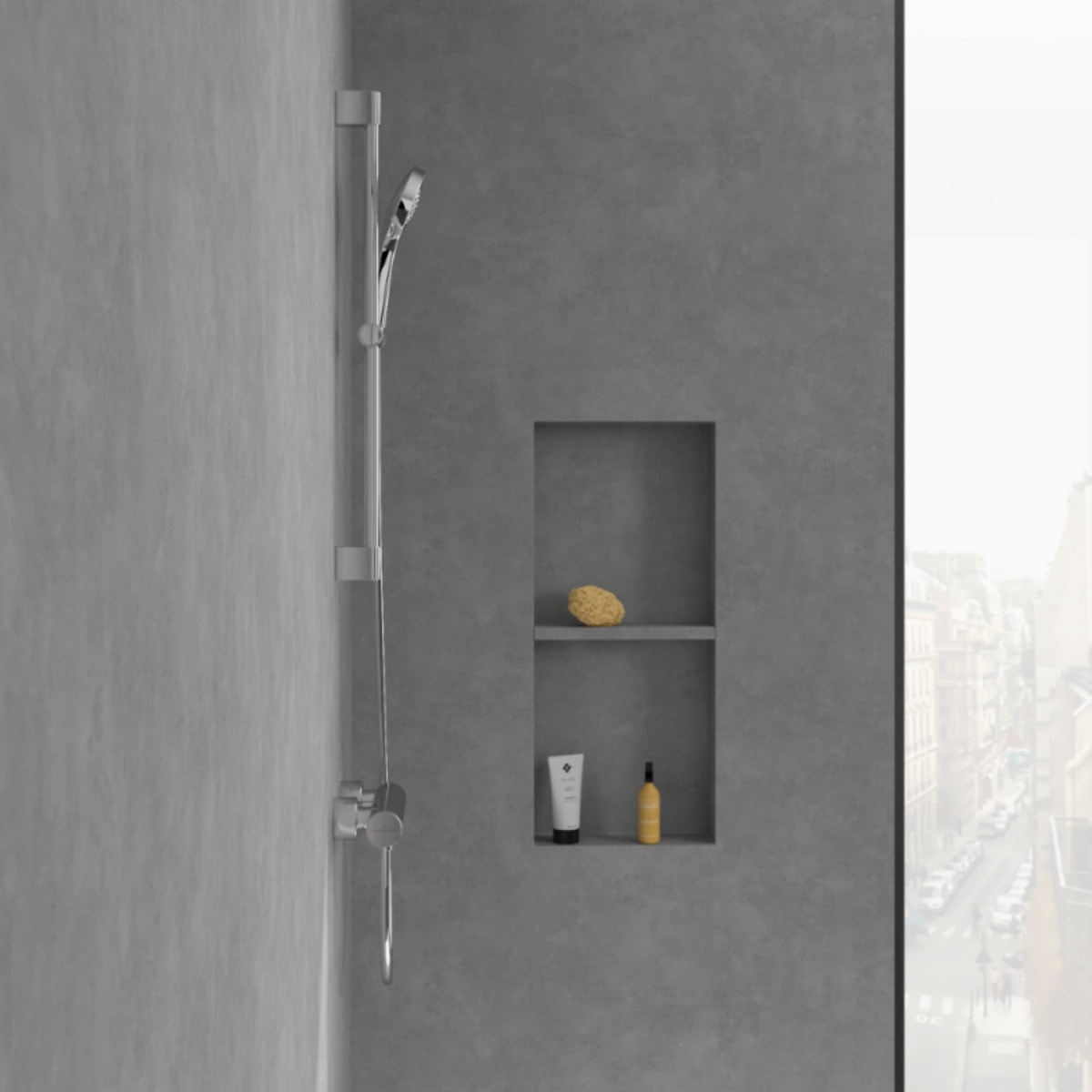 Mitigeur mécanique douche Loop & Friends Chrome