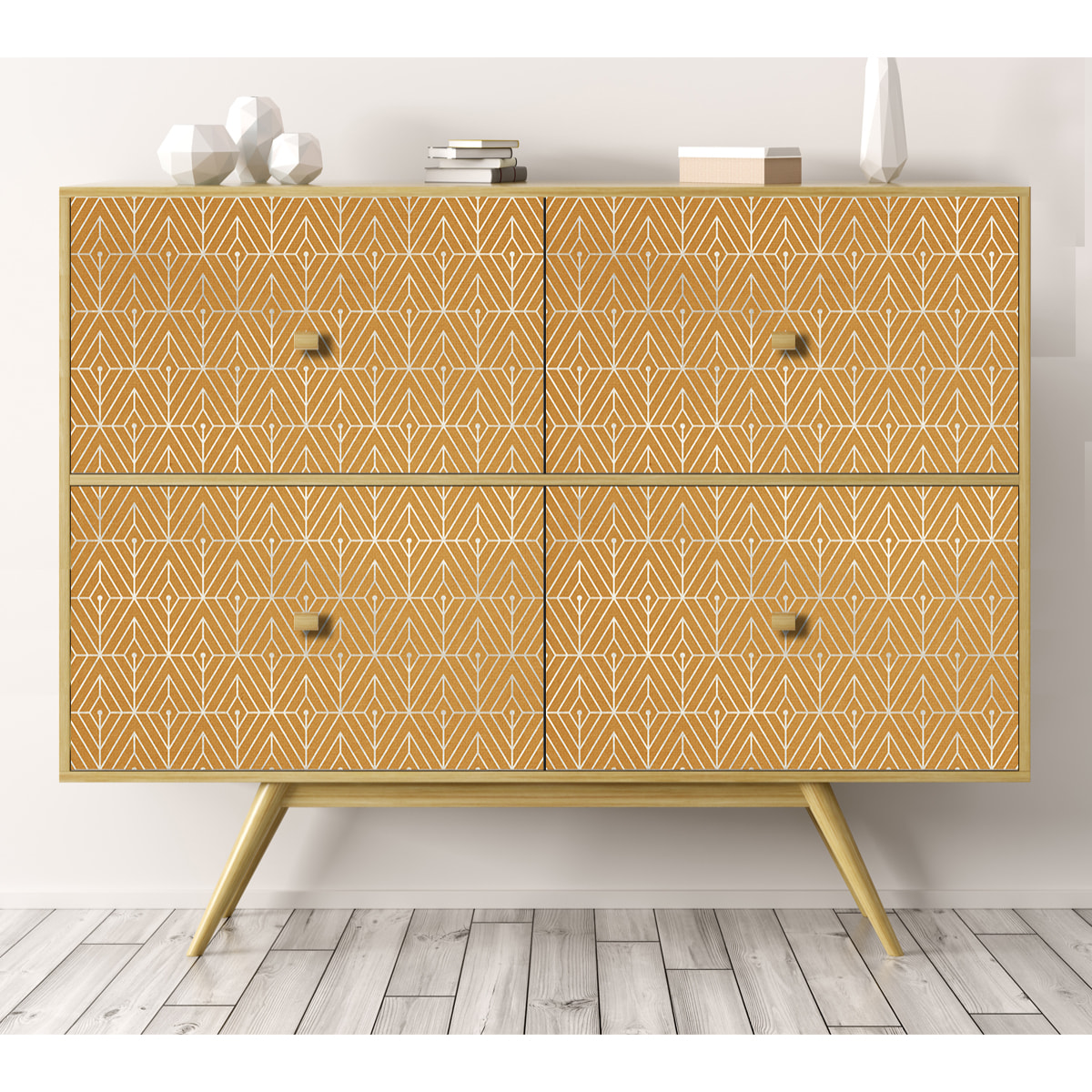 Stickers adhesivos de CERAMIKO - Geometría en rombos 50x100