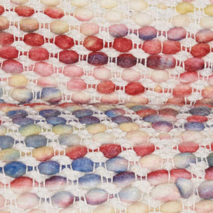 Tapis kilim fait à la main en laine motif ethnique JISO