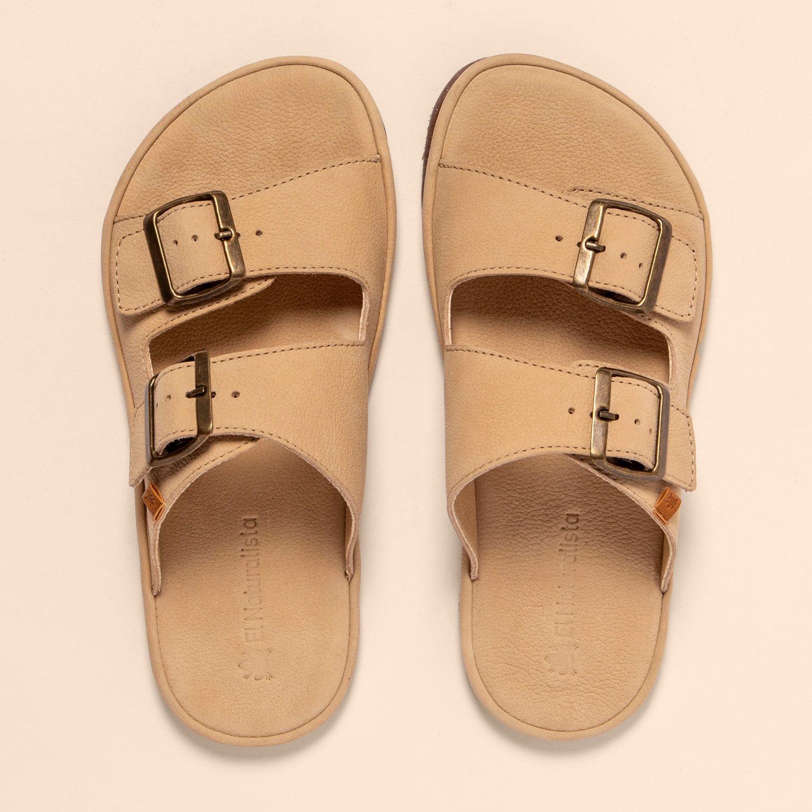 Sandalias N5682 NOBUCK LAVADO CREAM/ BARE SANDALS color Cream