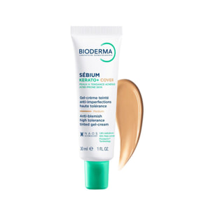 Sébium - Kérato+Cover Gel-Crème Teinté Anti-Imperfections Haute Tolérance 30 ml