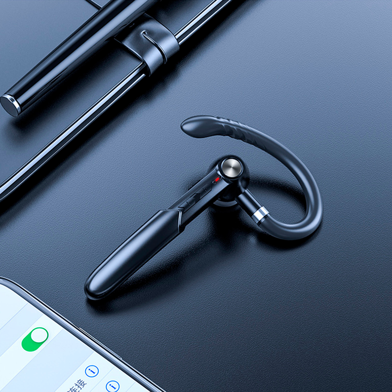 Cuffie Bluetooth con vivavoce ME-100 Business Edition per orecchio singolo.