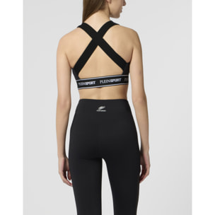 PLEIN SPORT Fleece Bra Top