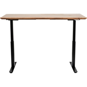 Bureau Smart Symphony acacia noir 180x90cm Kare Design