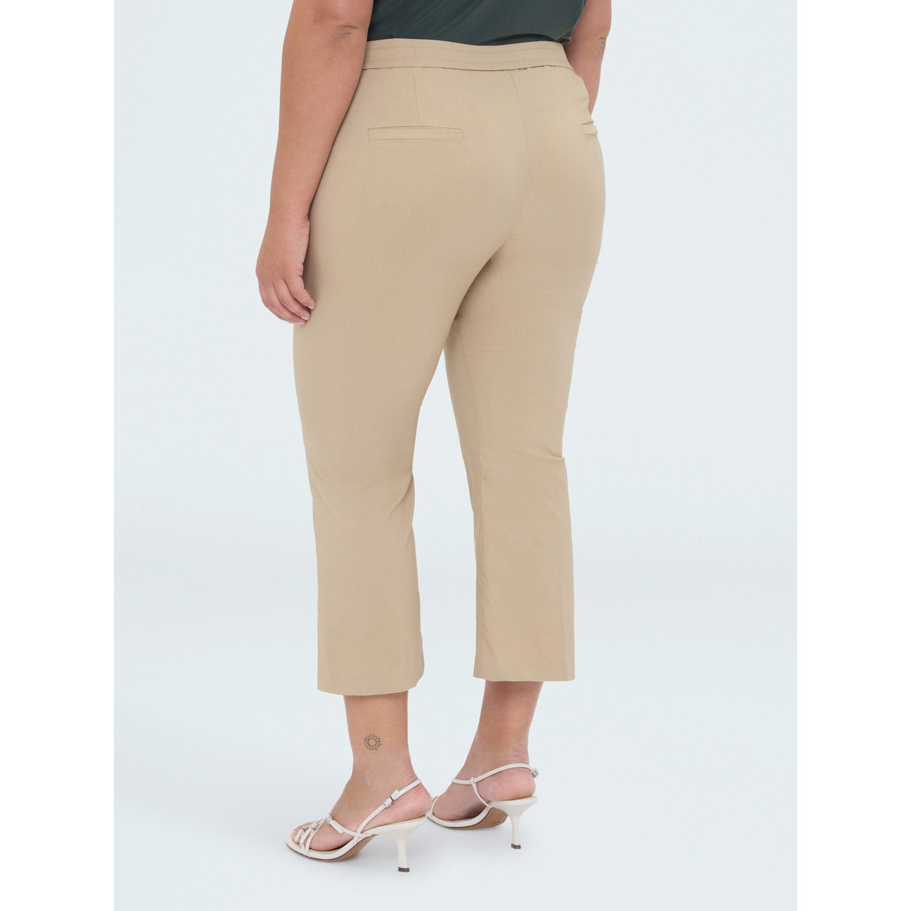 Fiorella Rubino - Pantaloni Kick Flare - Beige