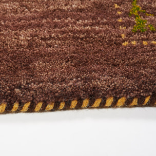 Tapis salon et chambre fait main en laine motif oriental JITI