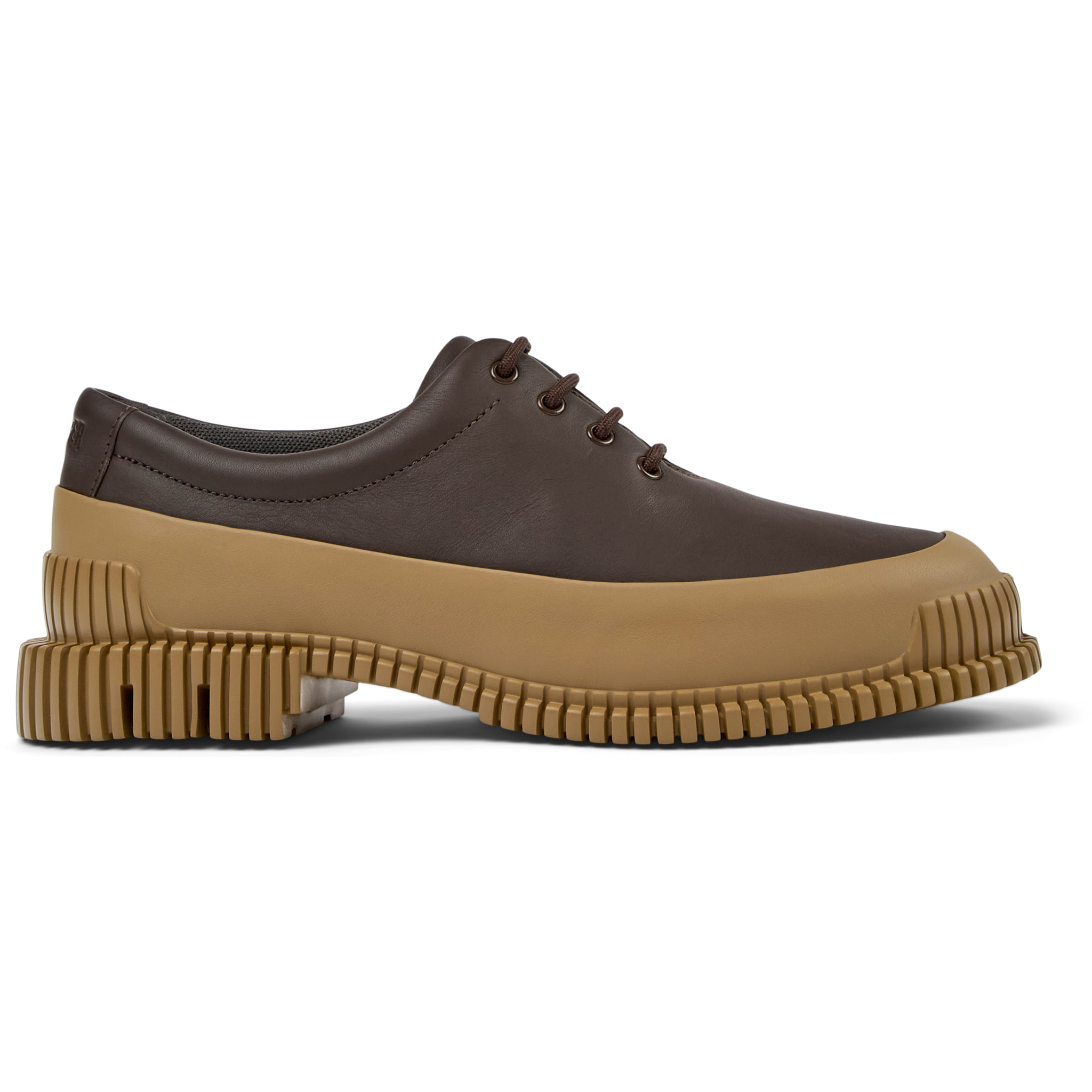 Zapatos de cordones - CAMPER Pix - Marron - Cuero liso