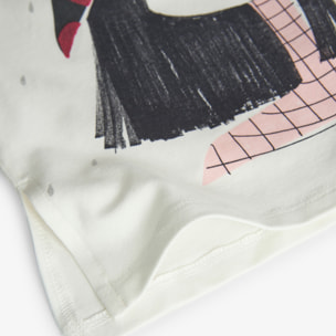 Camiseta punto elástico de niña -BCI