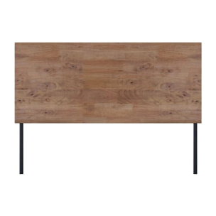 Cabecero individual Industrial Roble boreal – Negro