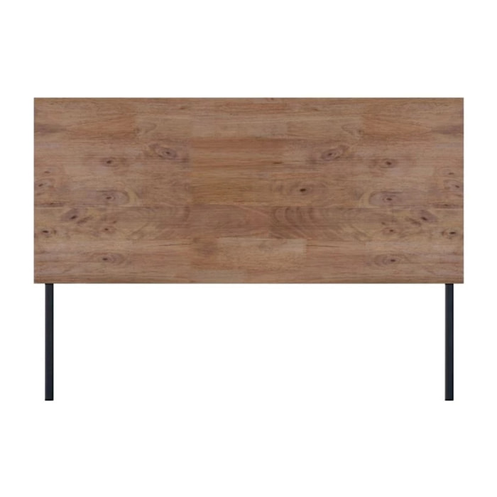 Cabecero individual Industrial Roble boreal – Negro