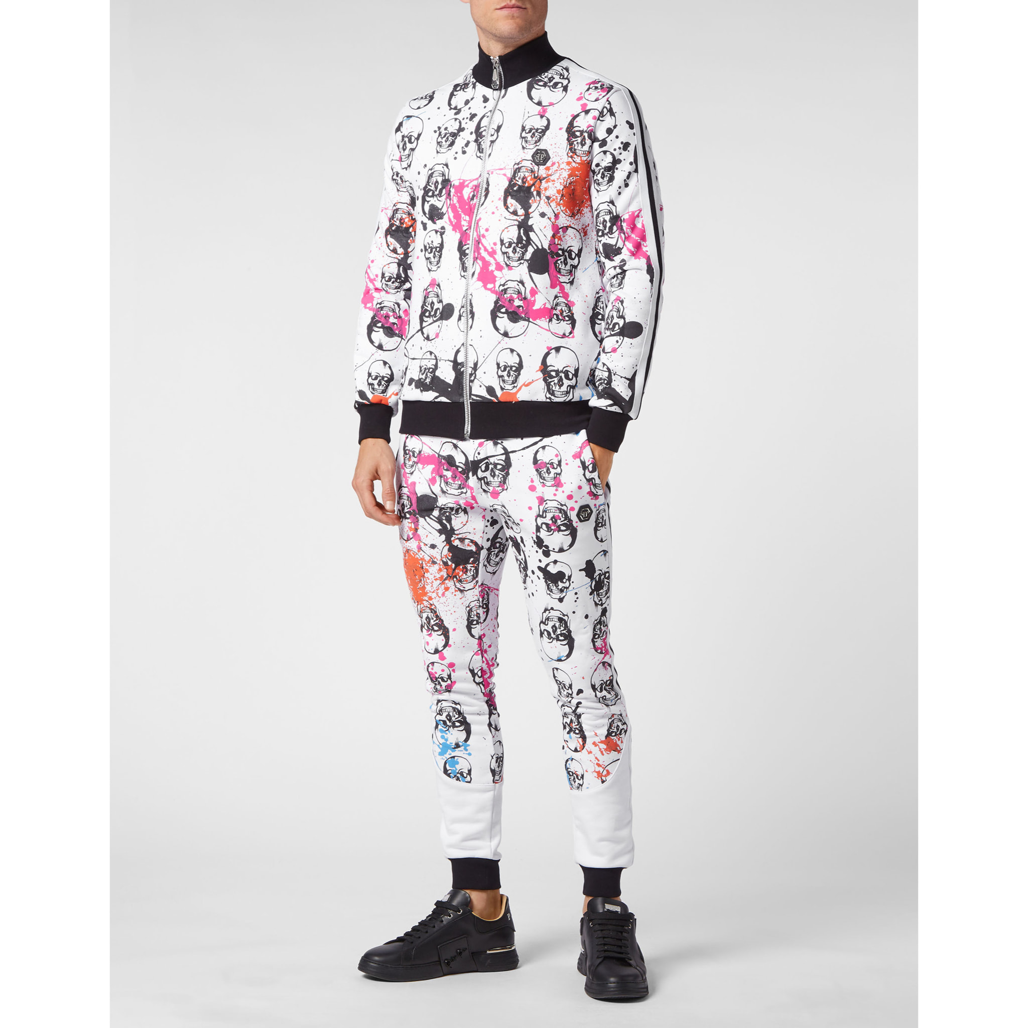 PHILIPP PLEIN Chándal: sudadera con capucha y pantalón SKULL