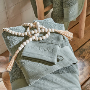 Lot de 2 gants de toilette - 100 % coton bio 700 g/môì