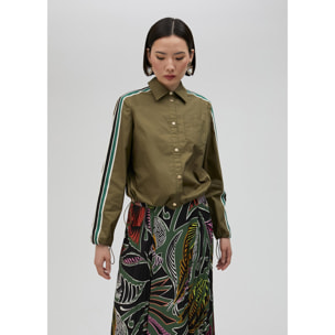 Camicia popeline con elastico