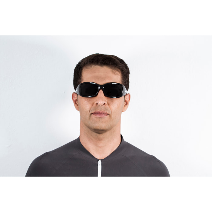 Gafas de deportes acuáticos OCEAN MENTAWAY - Negro brillante / Ahumada