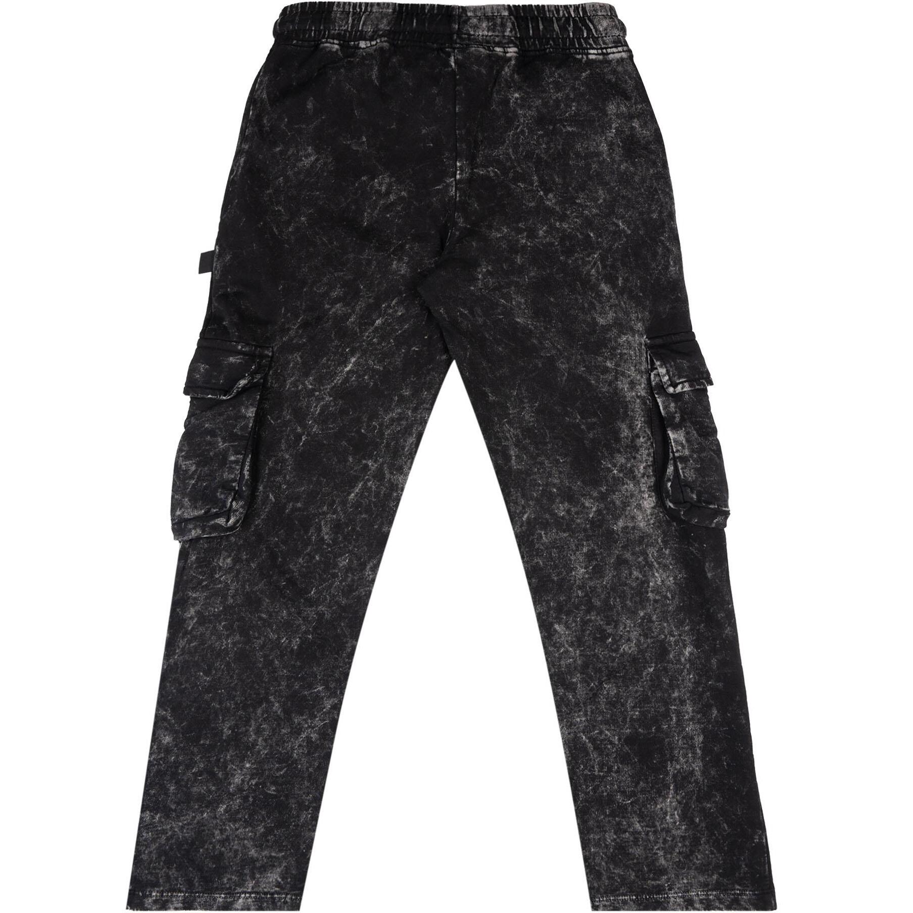 Pantalone da bambina con tasconi in effetto marmo 'Gen Z'