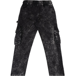 Pantalone da bambina con tasconi in effetto marmo 'Gen Z'