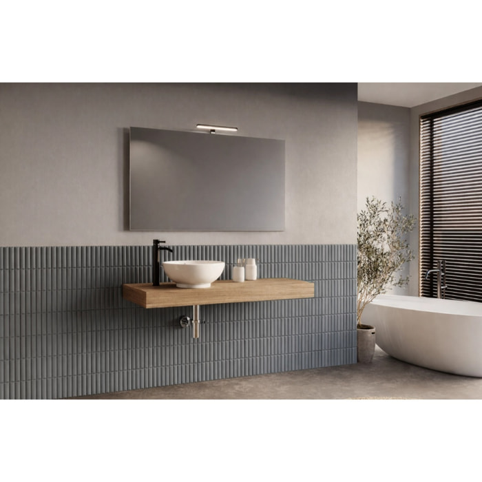 MOBILE DA BAGNO TOP 120 PORO NOCE- 4 PEZZI