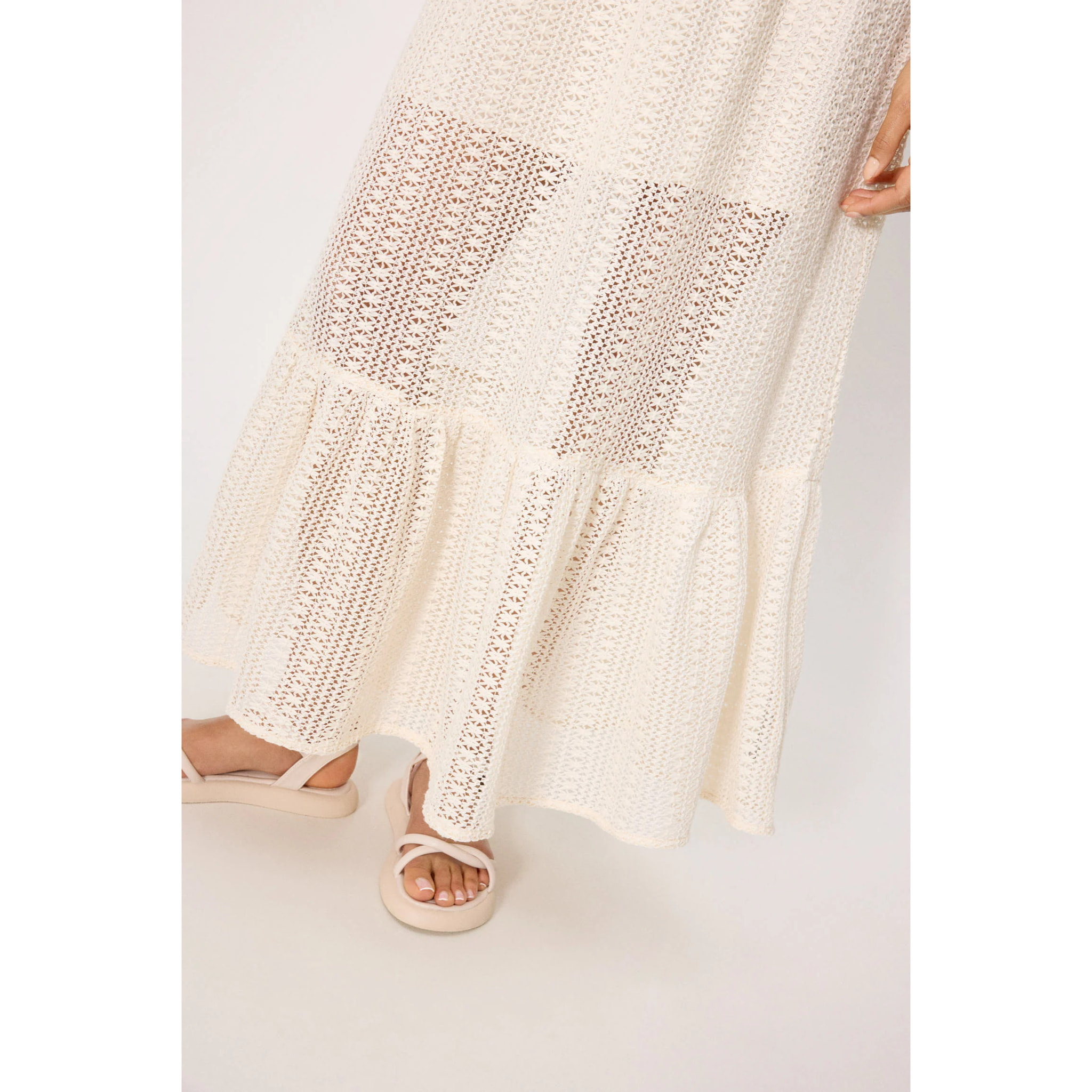 Vestito lungo Beige