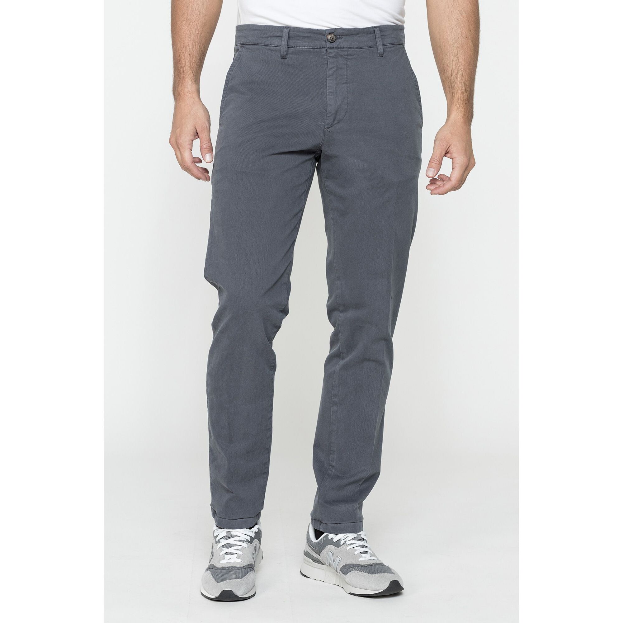 PANTALONE CHINO MOD. 624 IN GABARDINA STRETCH PESANTE