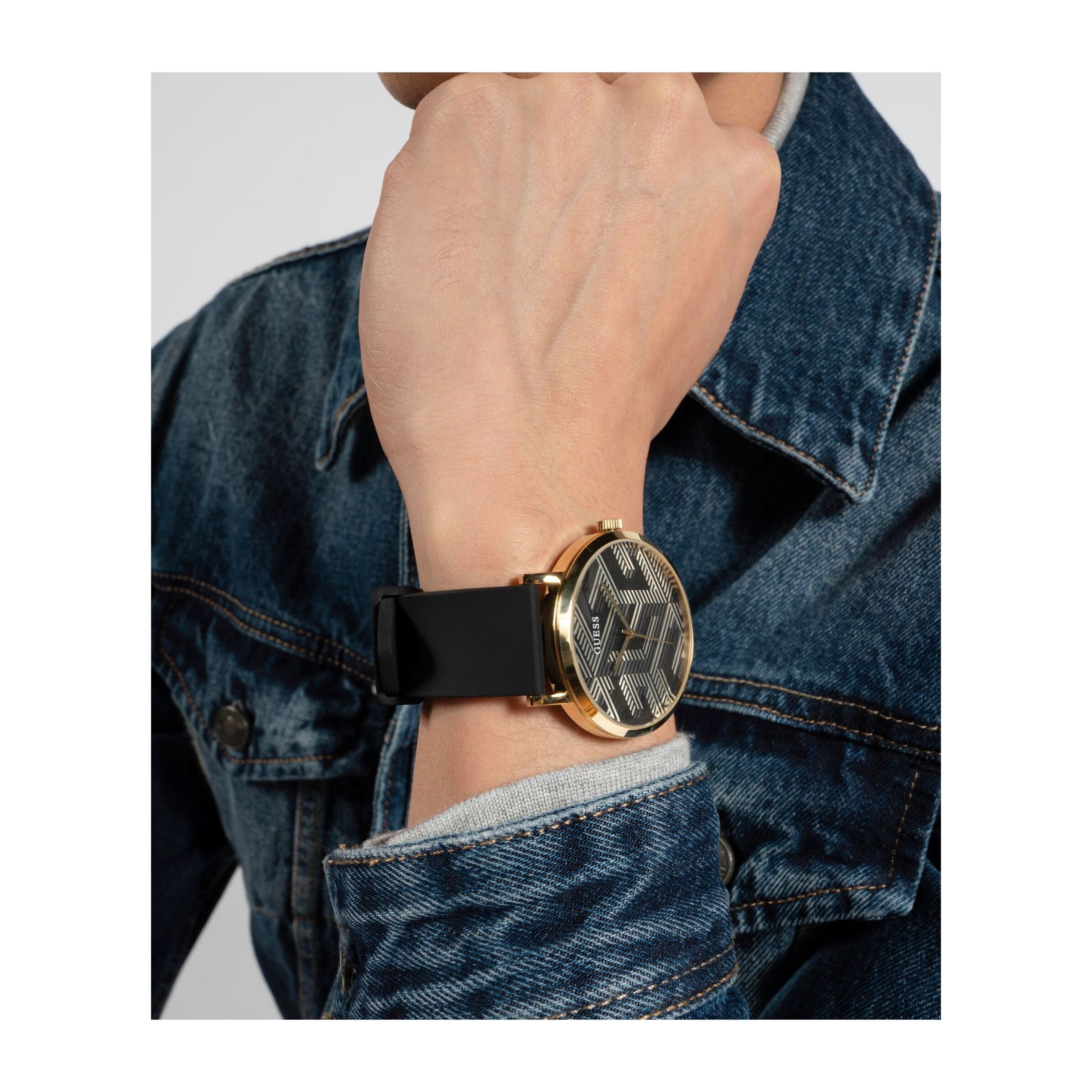 Guess Orologio Analogico Al Quarzo G Bossed