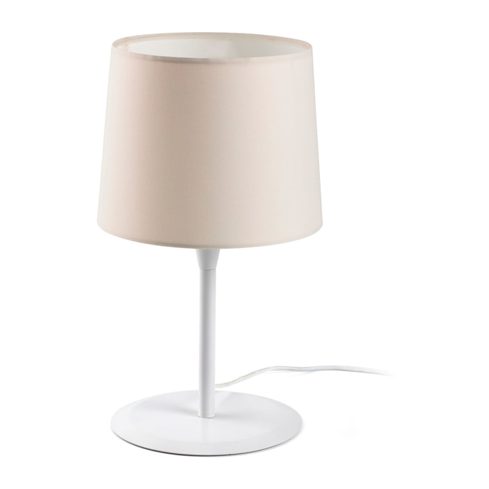 CONGA Lampe de table blanc/beige