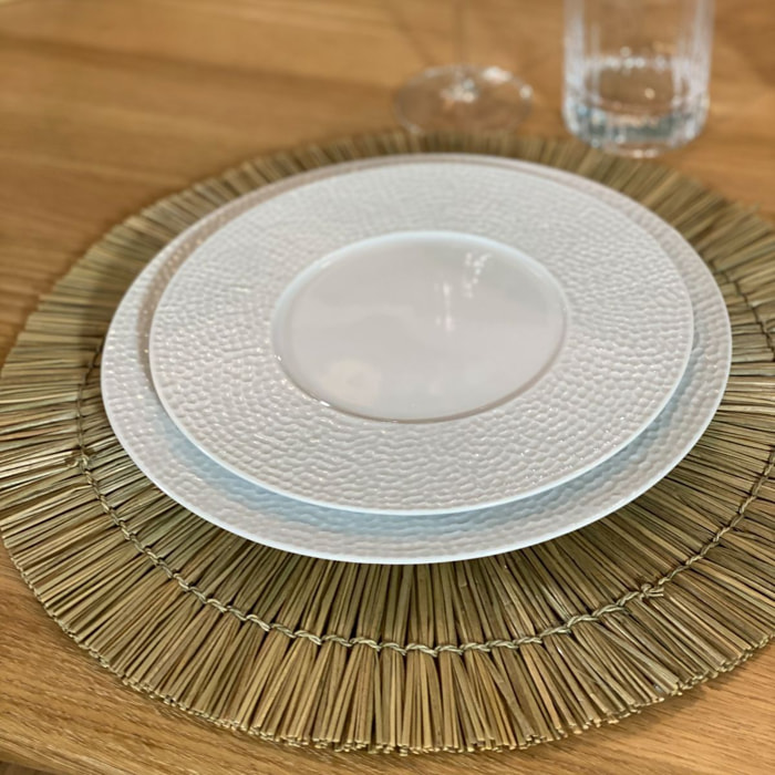 Lot de 4 set de table en raphia 38cm PAROS