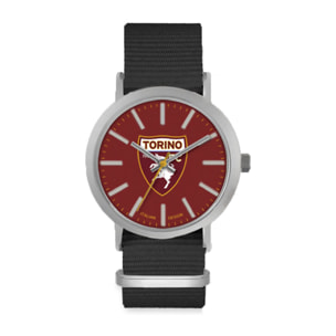 Orologio Lowell TORINO FC Tessuto Nero