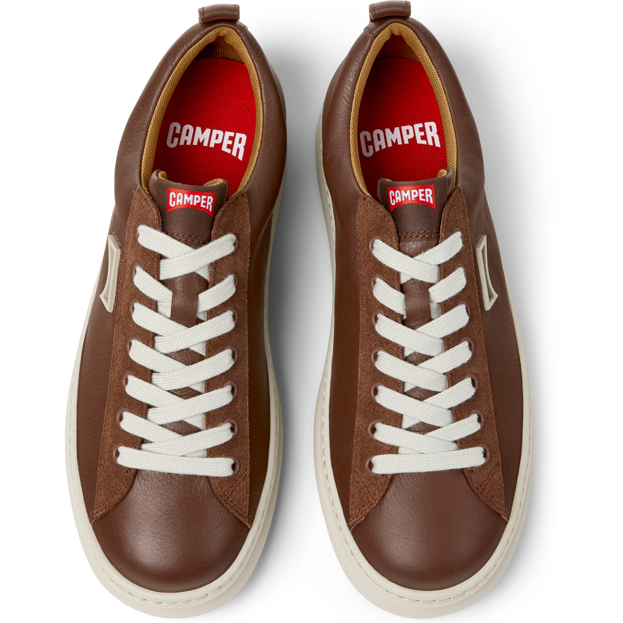 Sneakers - CAMPER Runner Four - Marrone - Pelle liscia
