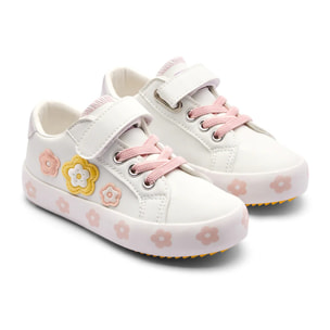 Zapatillas Deportivas Tira Autoadherente Detalles de Flores