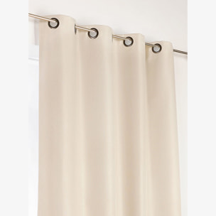 Rideau d'ameublement 100% occultant - Beige