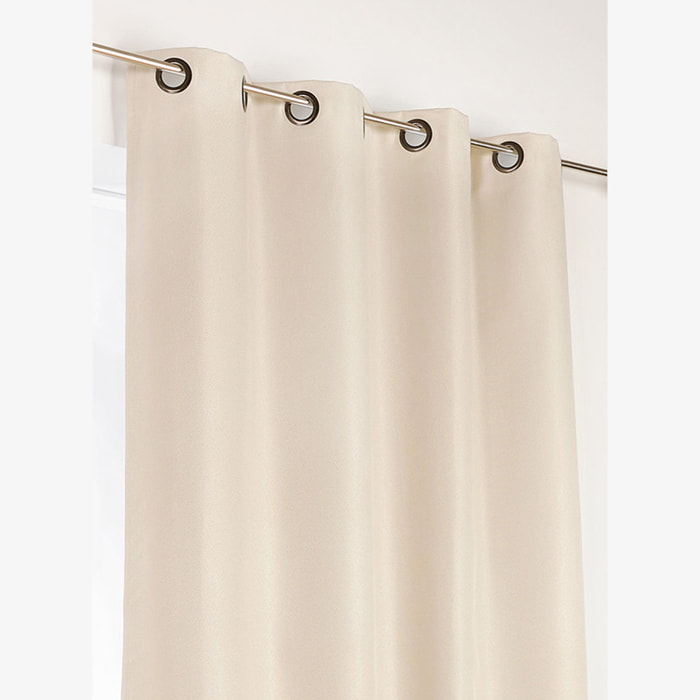 Rideau d'ameublement 100% occultant - Beige