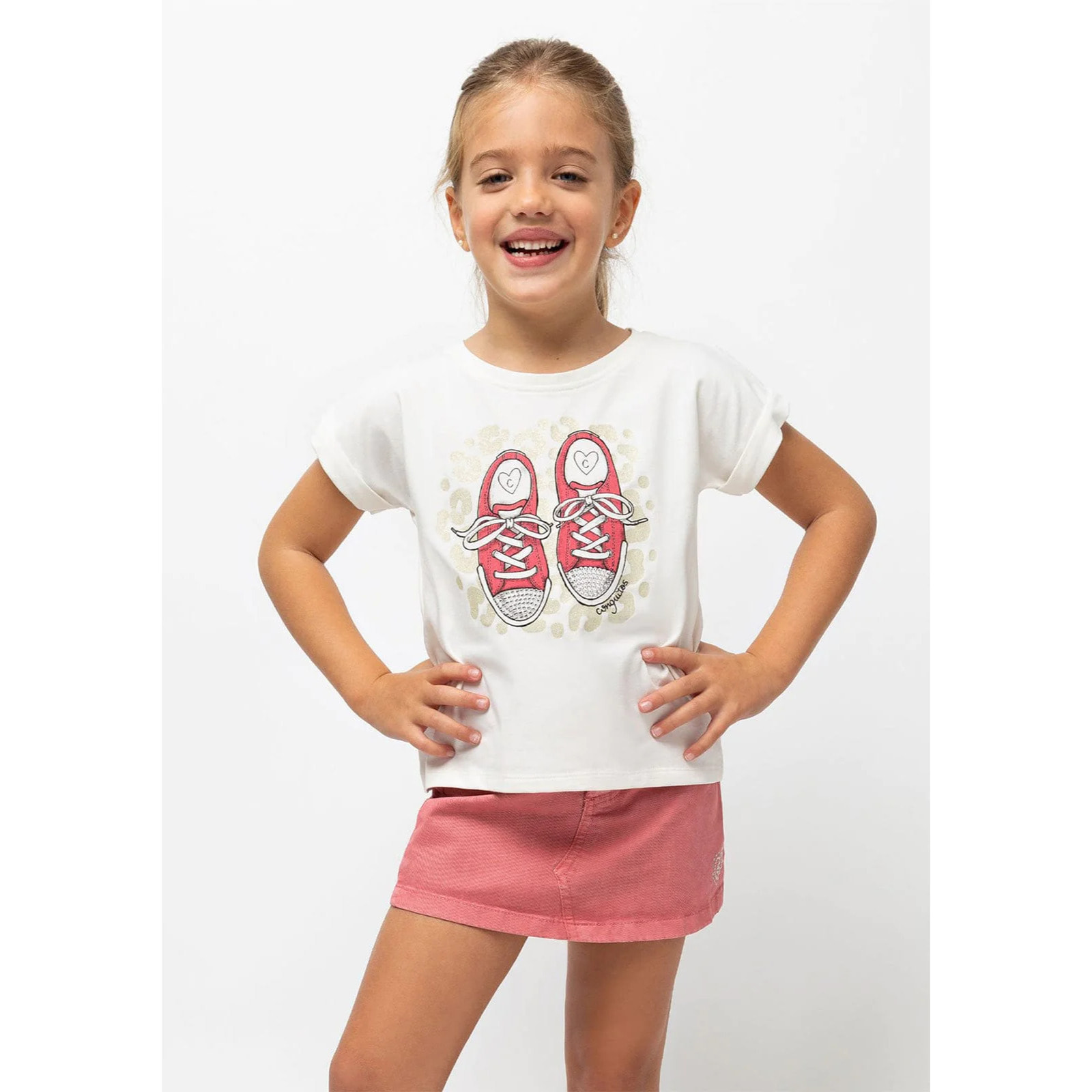 Camiseta de Niña Zapatillas Conguitos