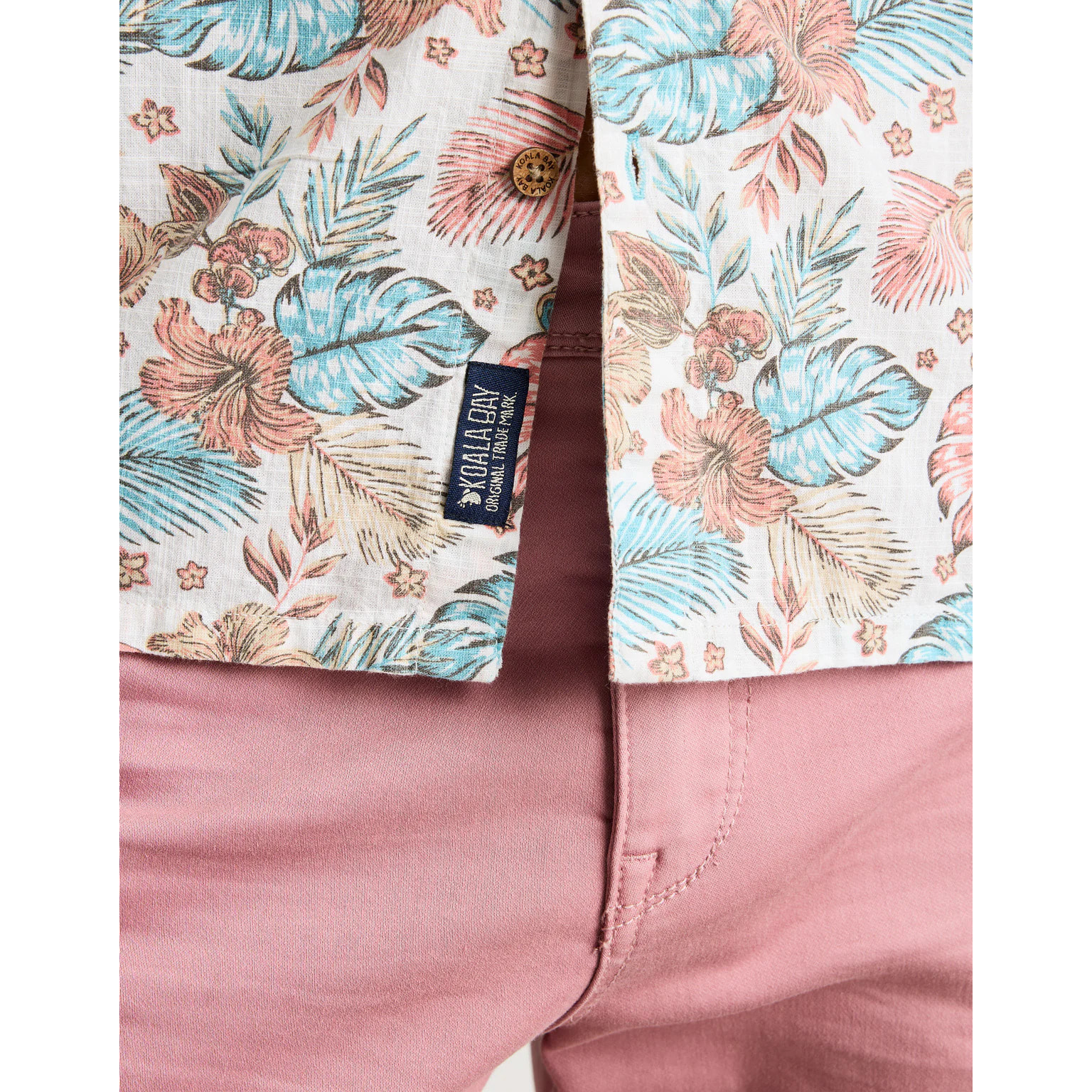 Camisa Manga Corta Beige - Wannabe