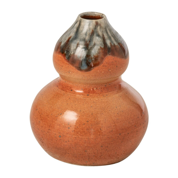 J-Line vase - céramique - orange/marron - small