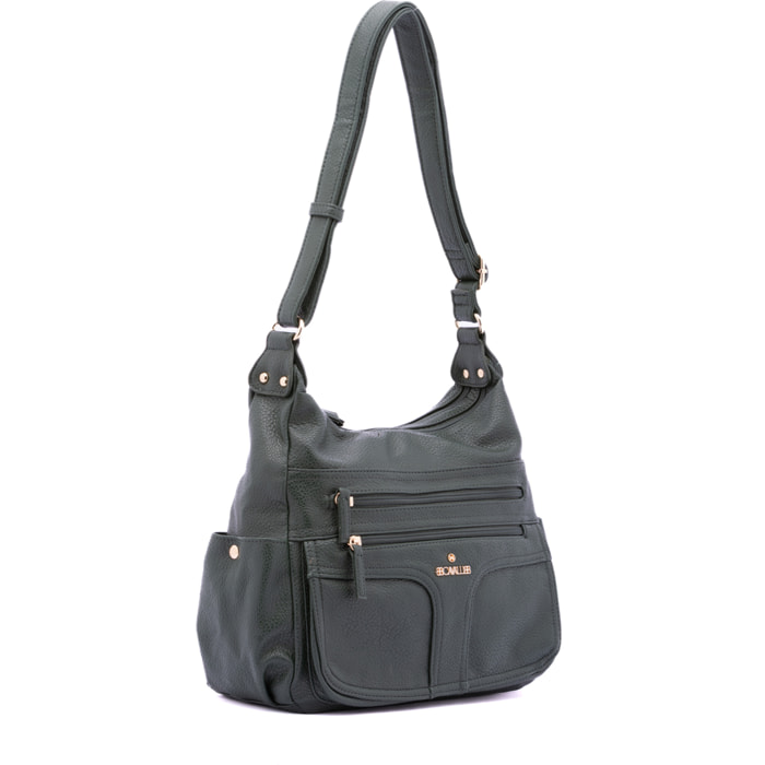 Borsa a spalla  da donna ecopelle Prodotto Vegano 33x25x14 cm