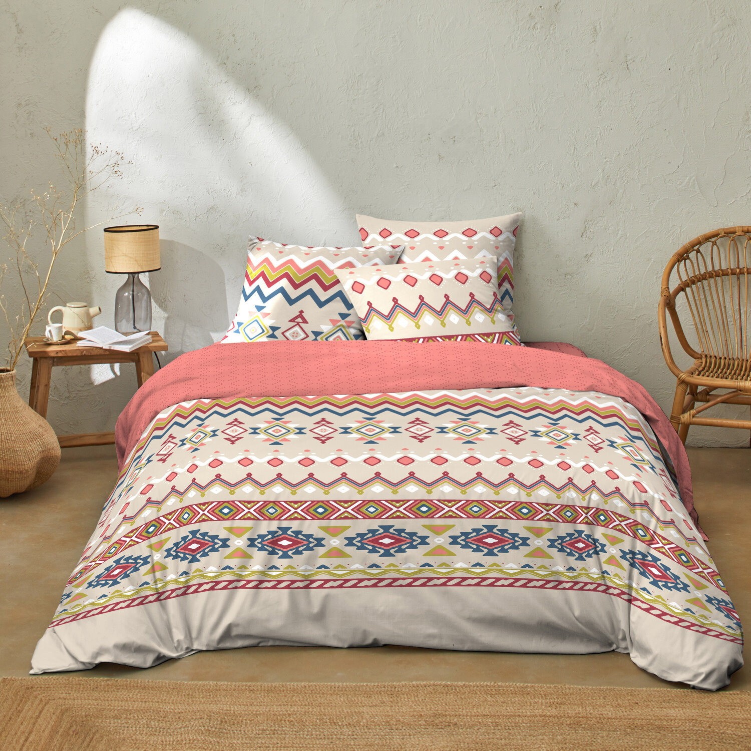 Parure housse de couette coton 51 fils amarok