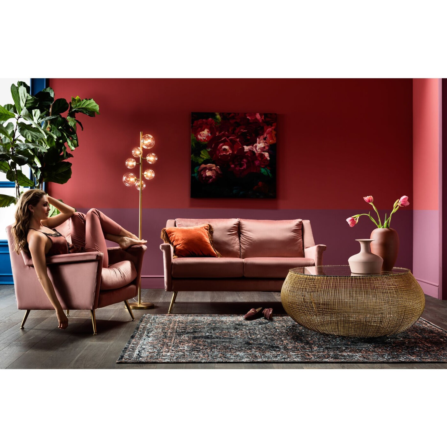 Tapis Kelim Pop Rockstar 240x170cm Kare Design