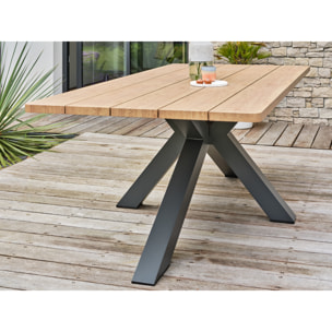 KELIA - Table de jardin en aluminium