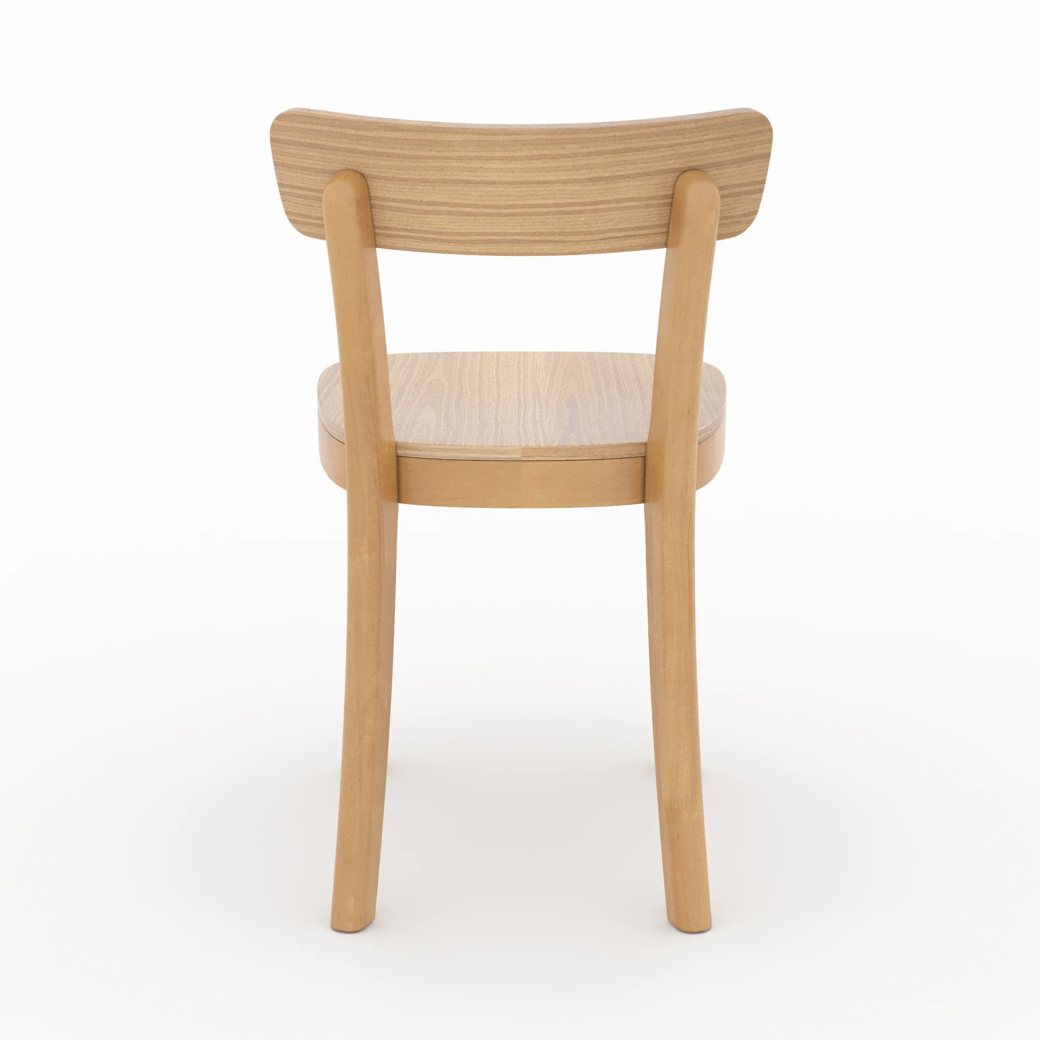 Lot de 2 chaises en bois clair - Keno